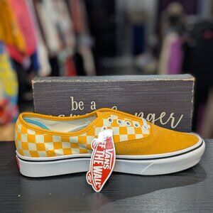 Vans Comfycush Authentic Checker Zinnia White Skate